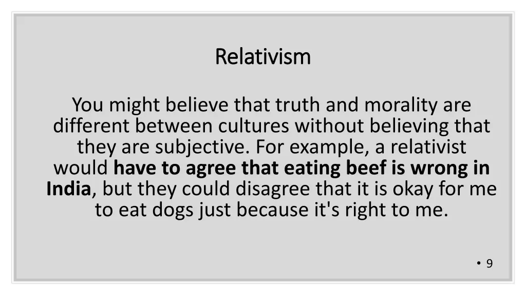 relativism relativism