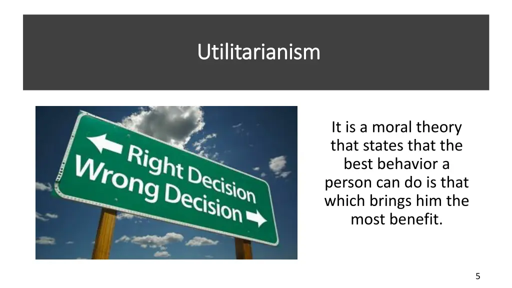 utilitarianism utilitarianism