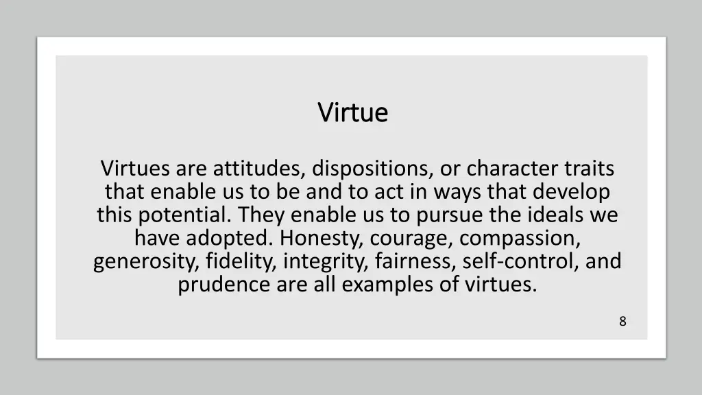 virtue virtue