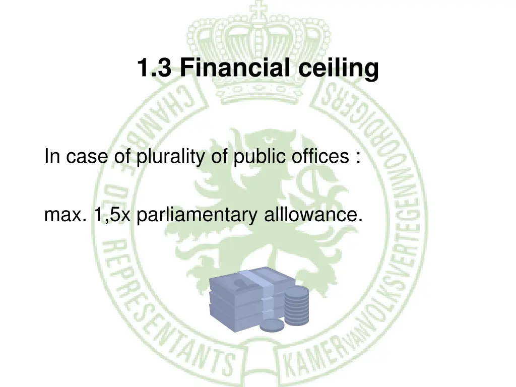 1 3 financial ceiling