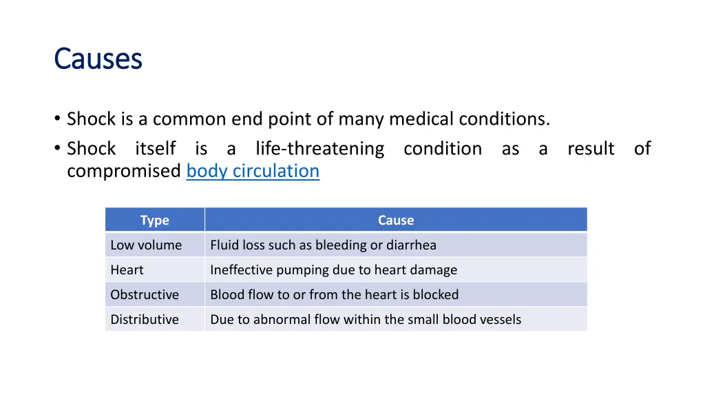 causes causes