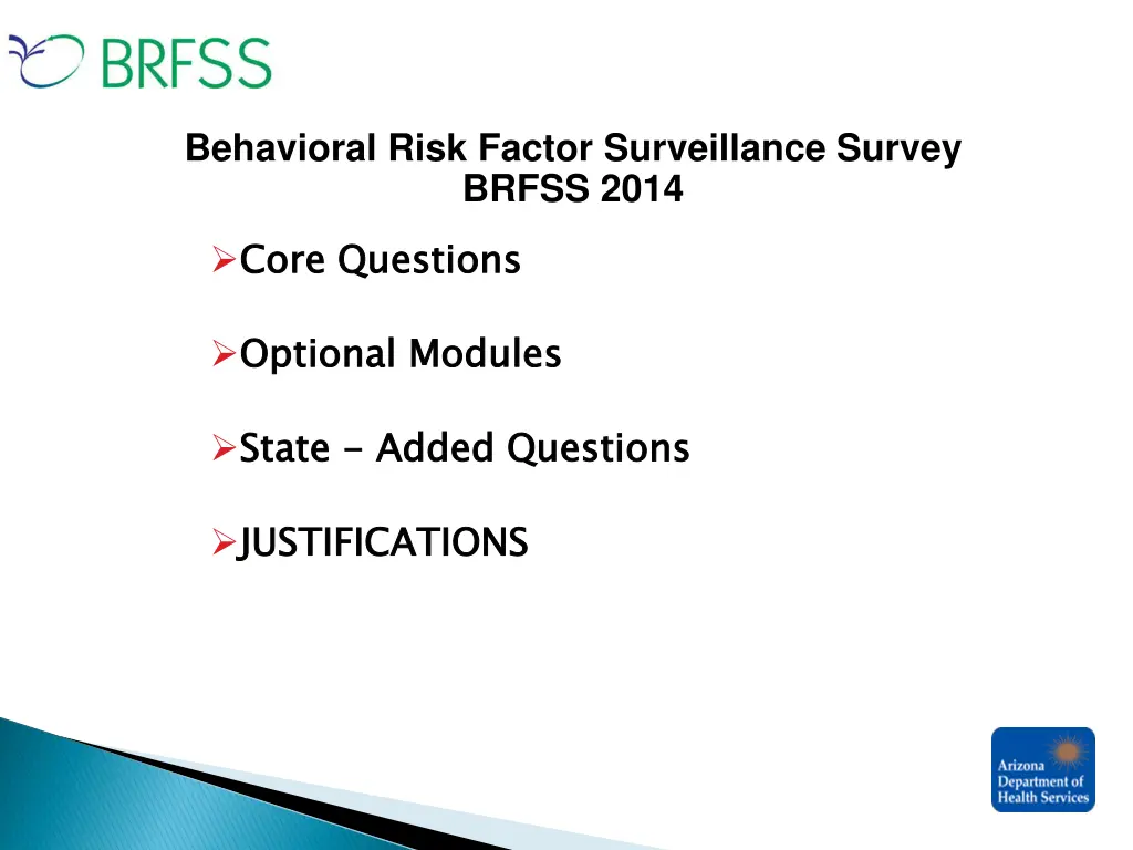behavioral risk factor surveillance survey brfss 1