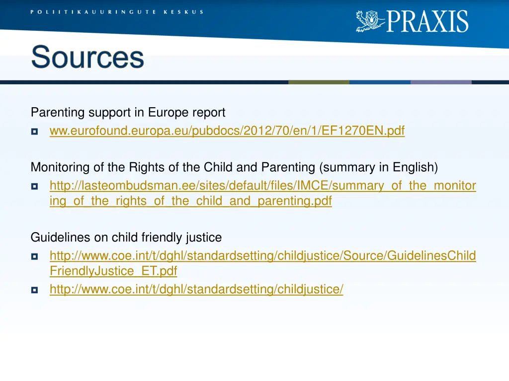 sources