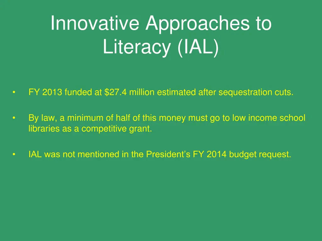innovative approaches to literacy ial