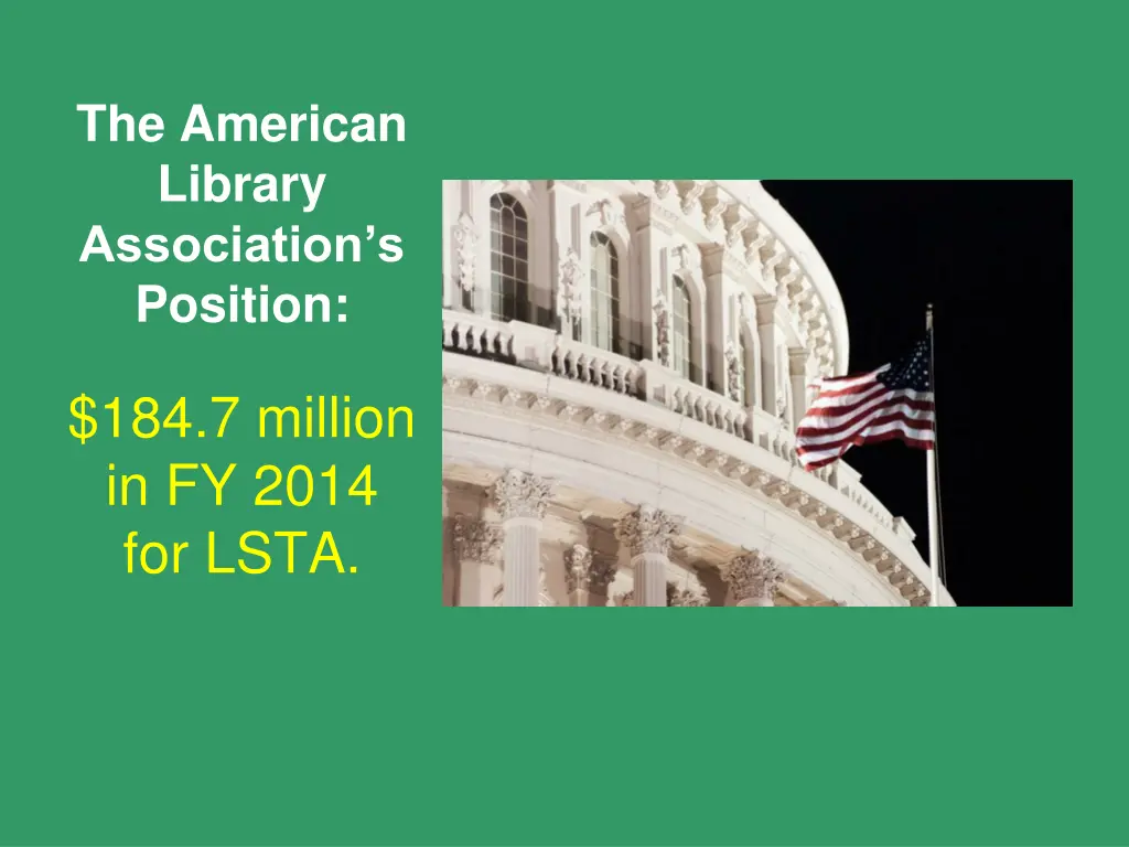 the american library association s position
