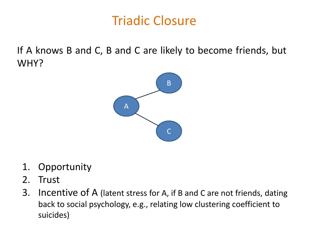 triadic closure 2