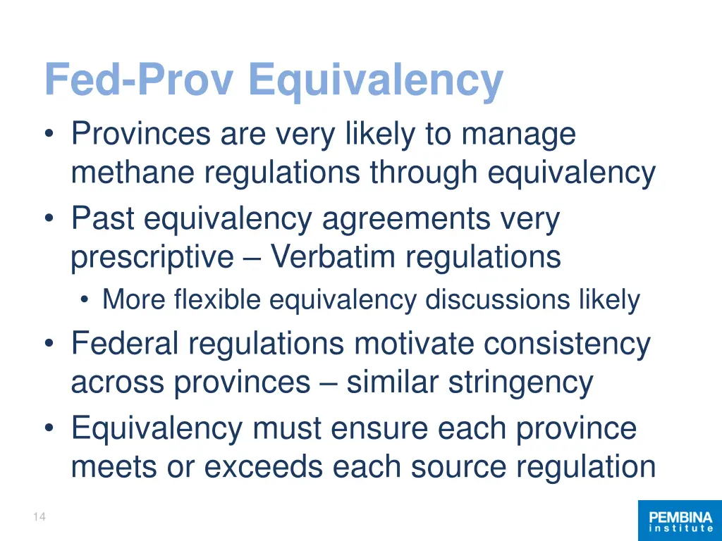 fed prov equivalency provinces are very likely
