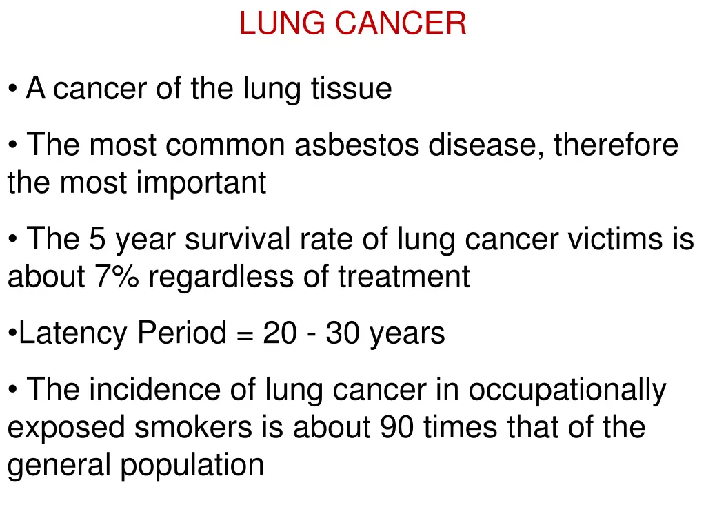lung cancer