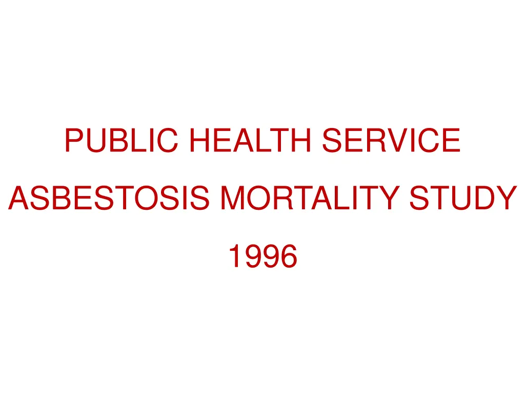 public health service
