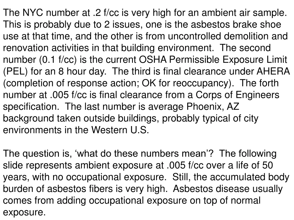 the nyc number at 2 f cc is very high