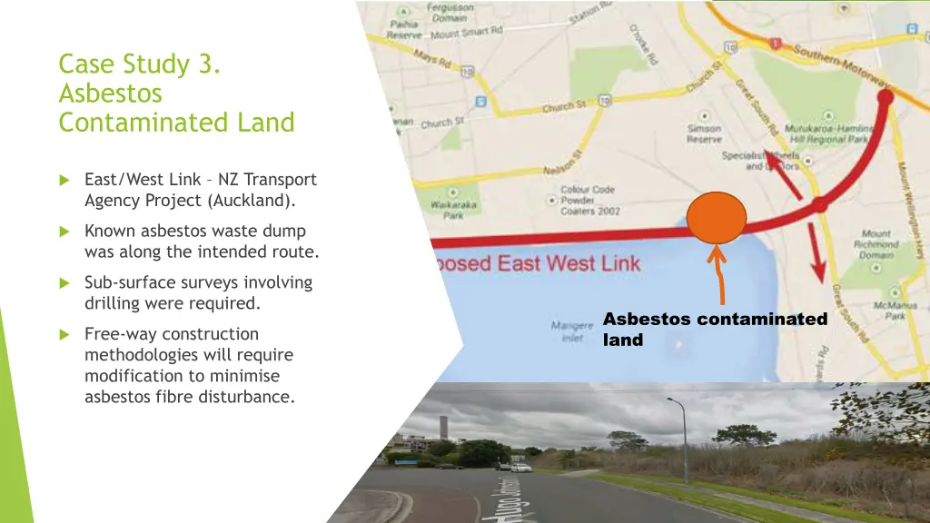 case study 3 asbestos contaminated land