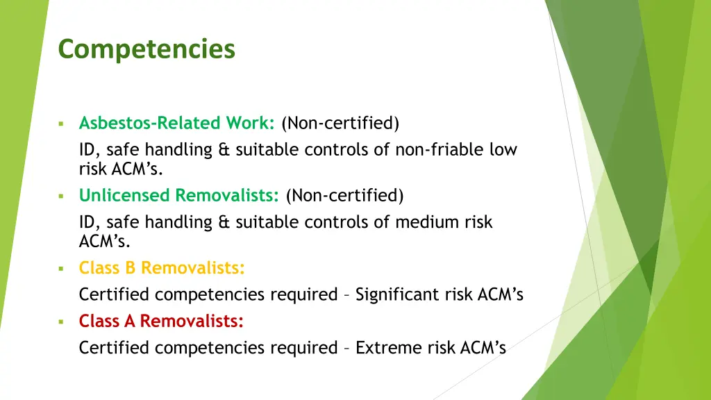 competencies
