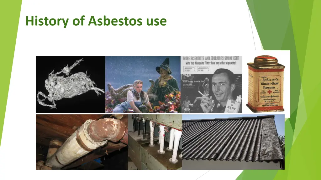history of asbestos use