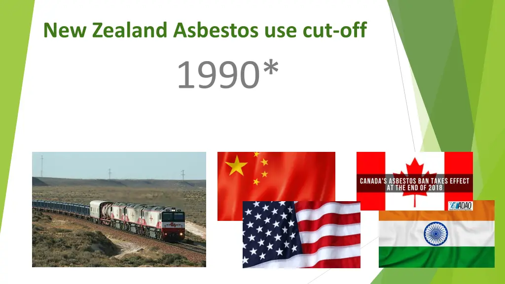 new zealand asbestos use cut off 1990