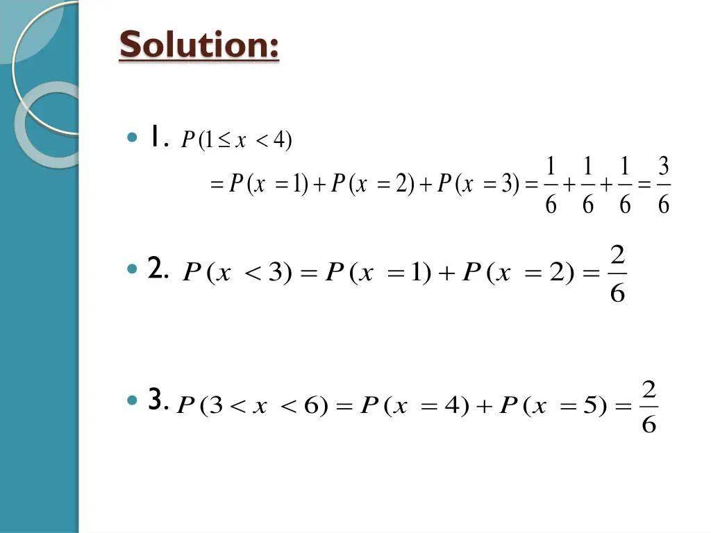 solution