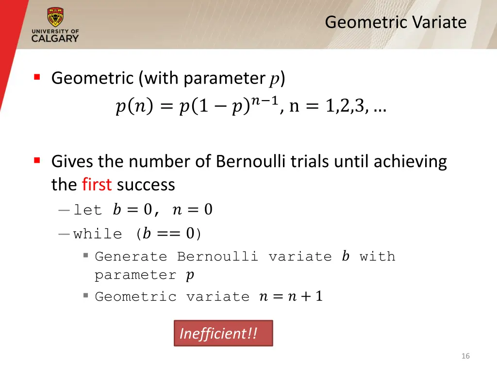 geometric variate 1