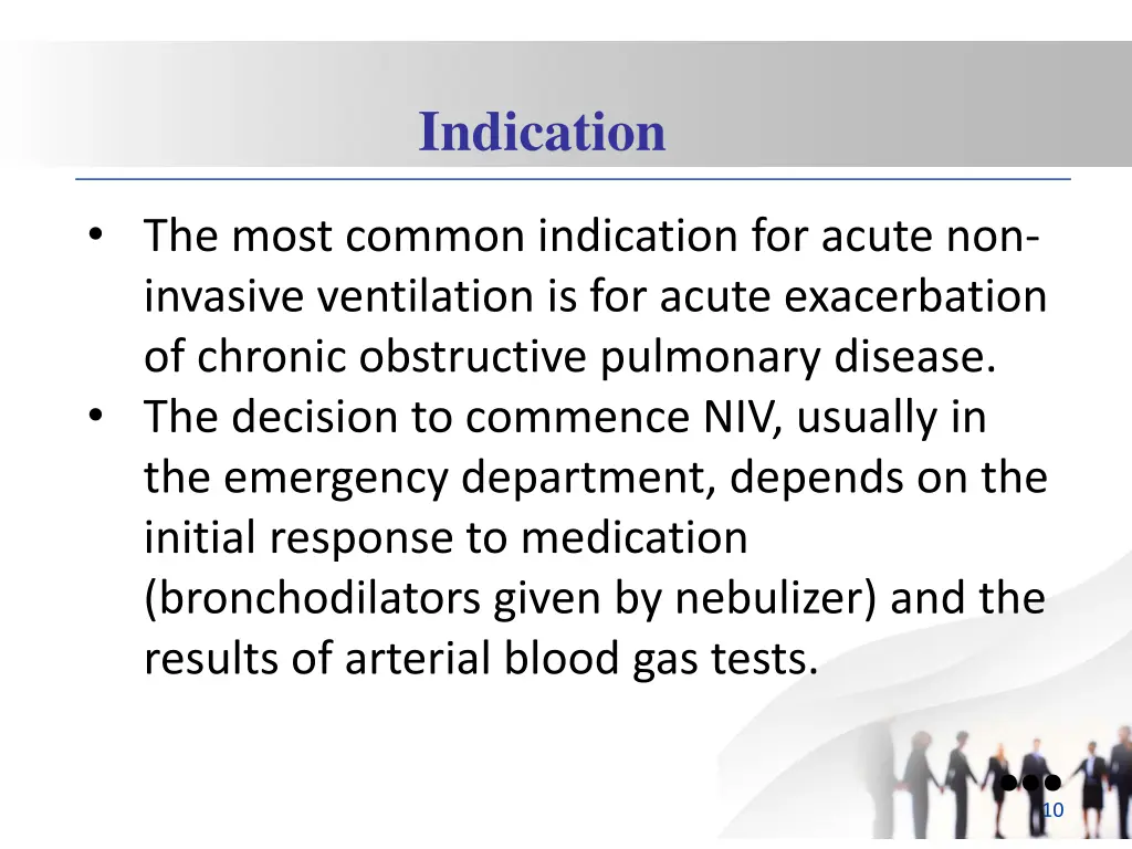 indication