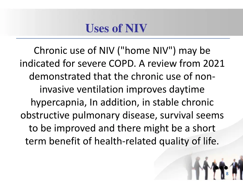 uses of niv
