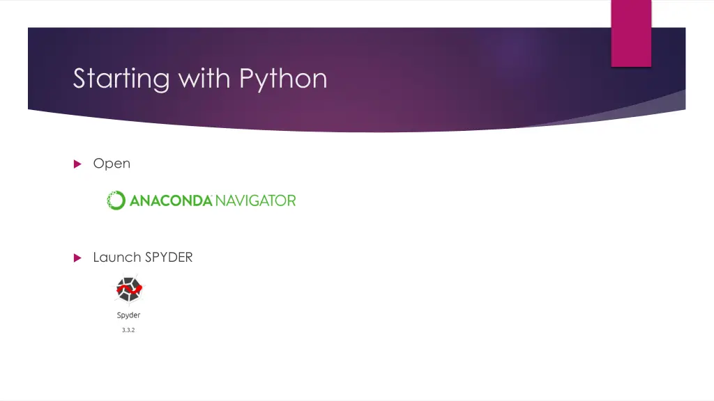 starting with python