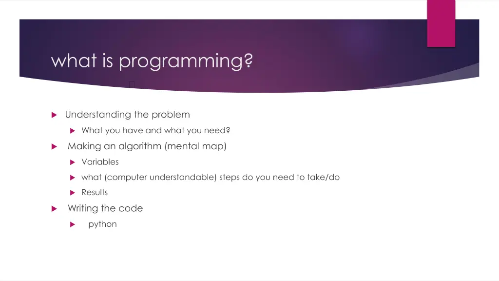 what is programming