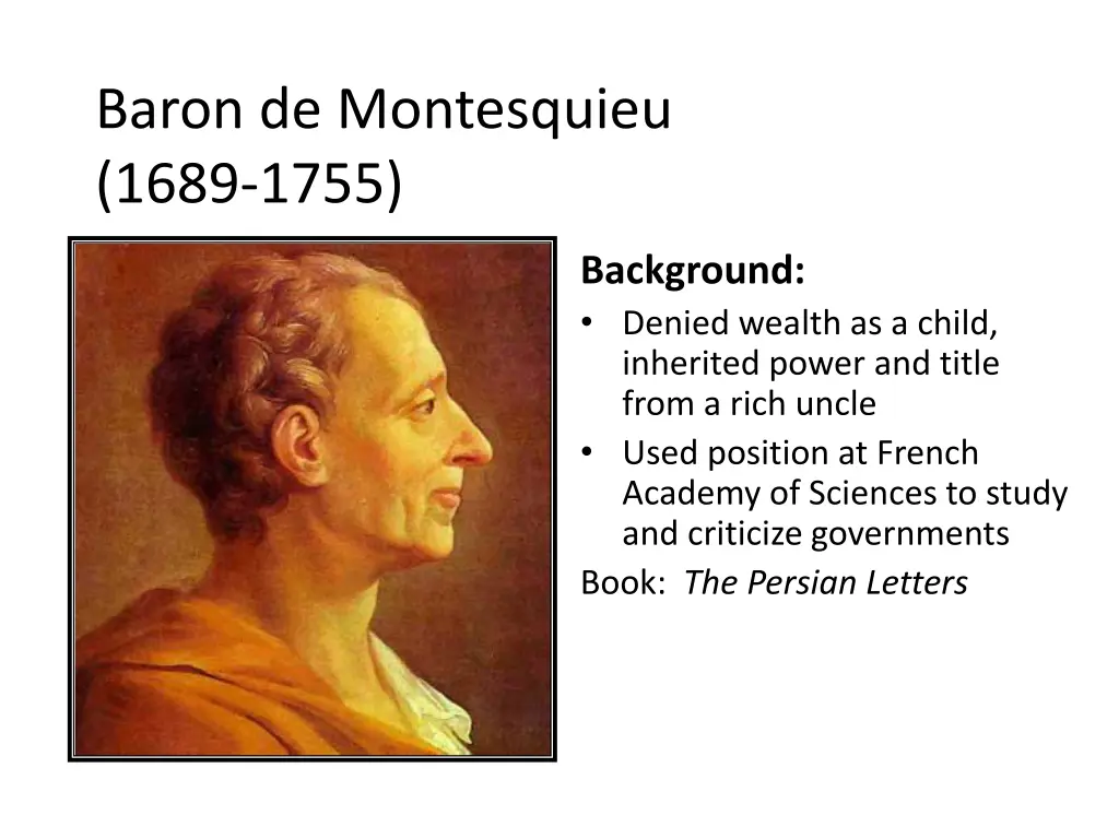 baron de montesquieu 1689 1755