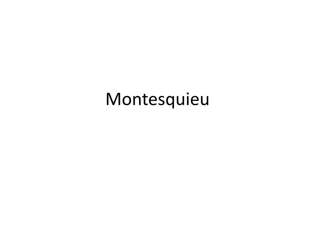 montesquieu