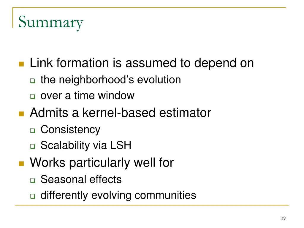 summary
