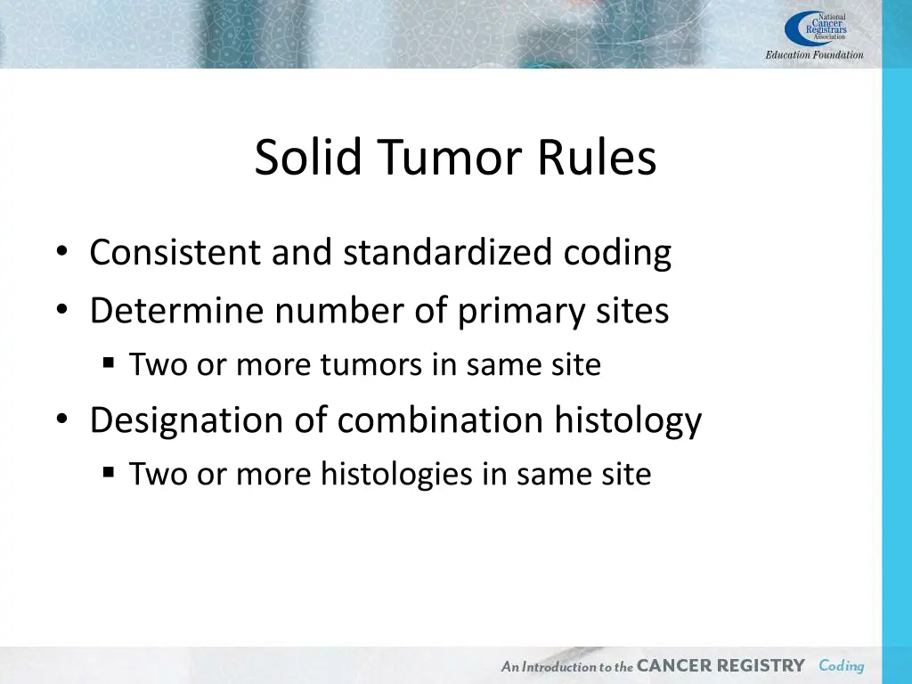 solid tumor rules