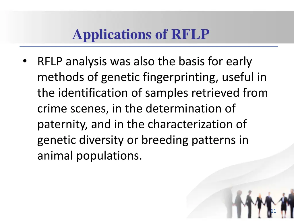applications of rflp 2