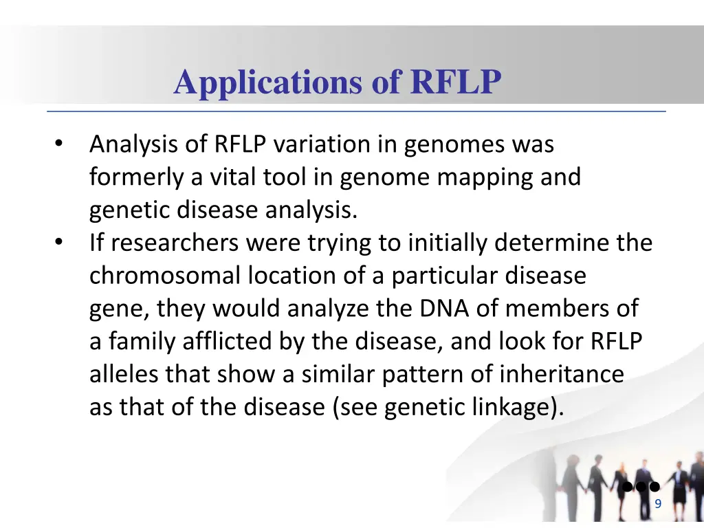 applications of rflp