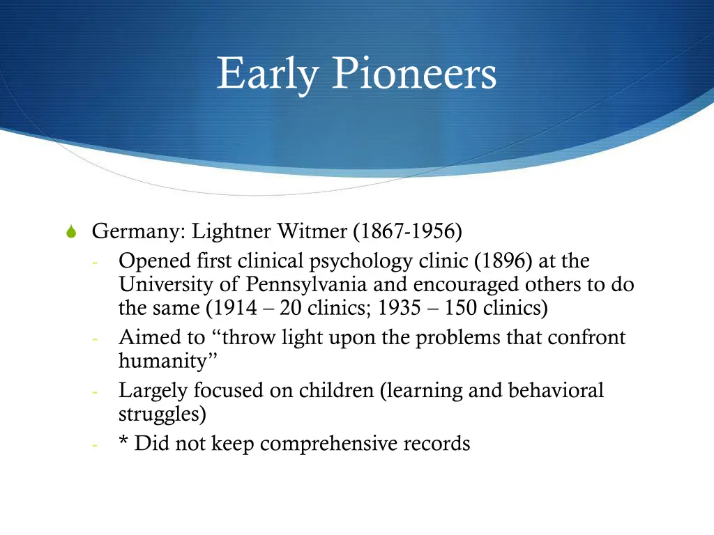 early pioneers 5
