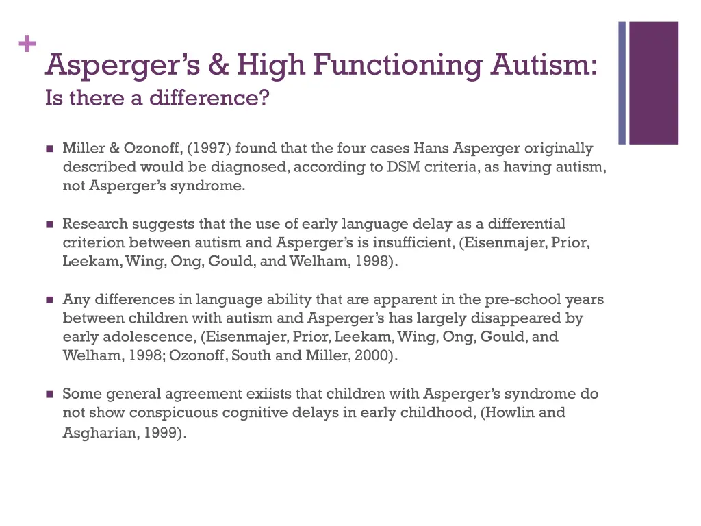 asperger s high functioning autism is there