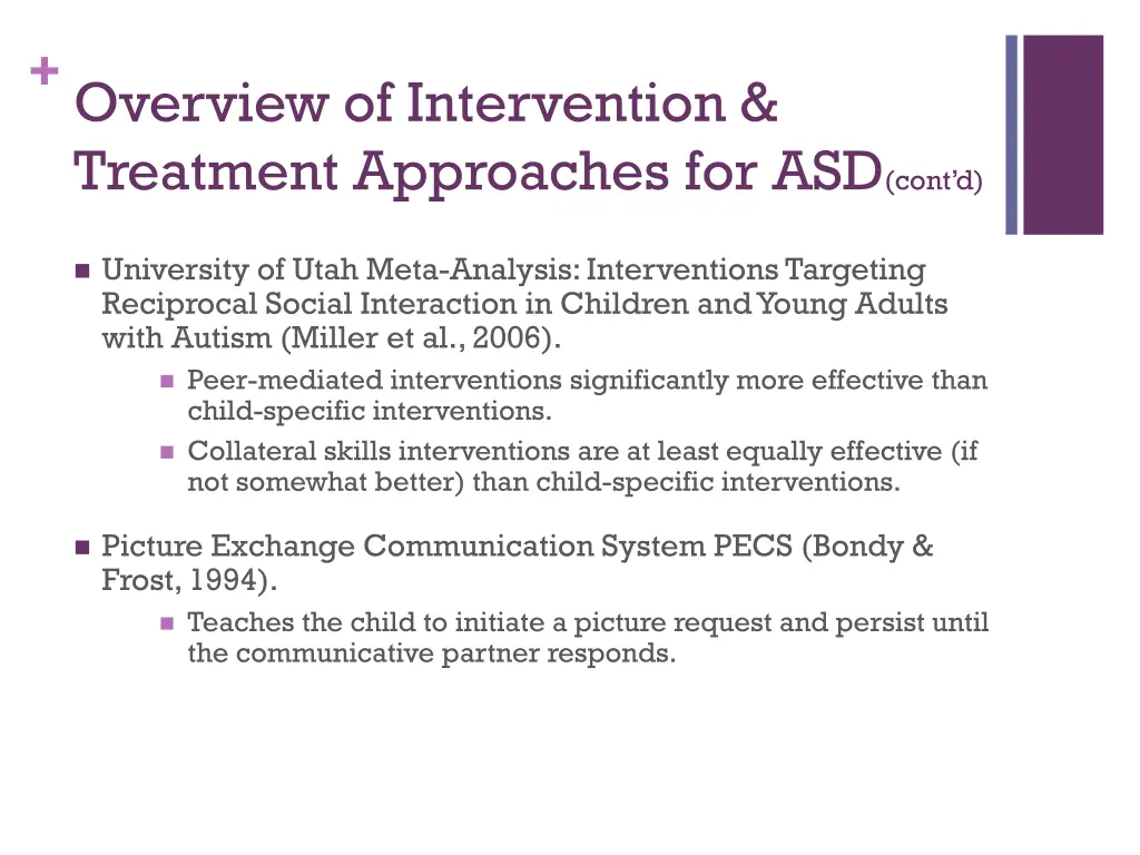 overview of intervention treatment approaches 1