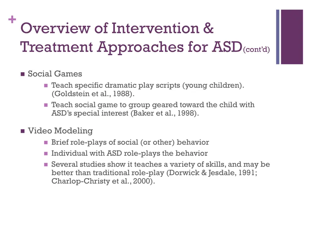overview of intervention treatment approaches 2