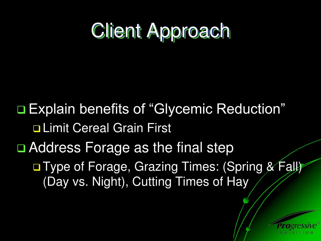 client approach