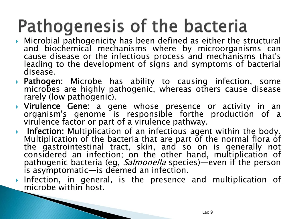 microbial pathogenicity has been defined