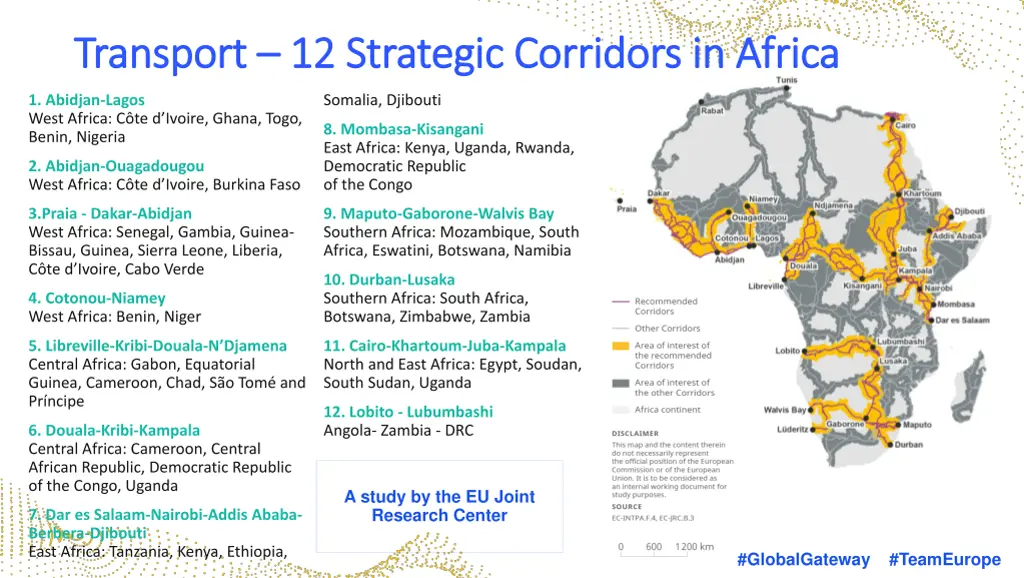 transport transport 12 strategic corridors