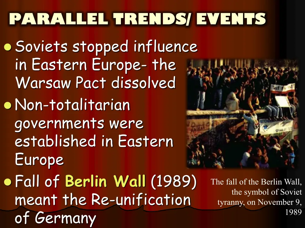 parallel trends events