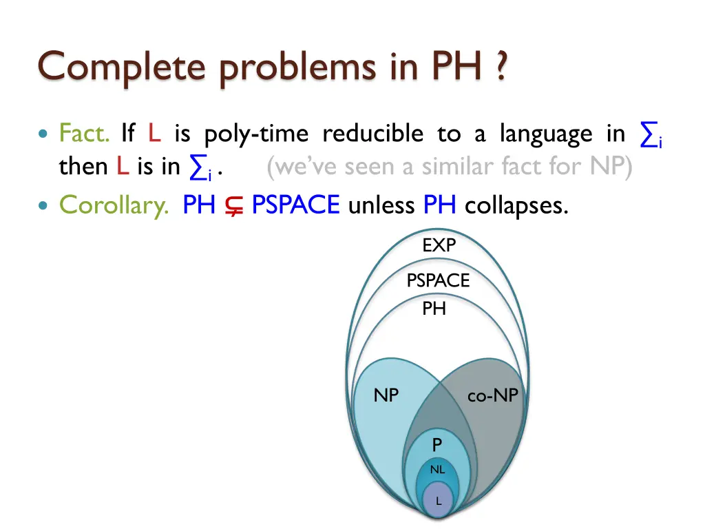 complete problems in ph 3