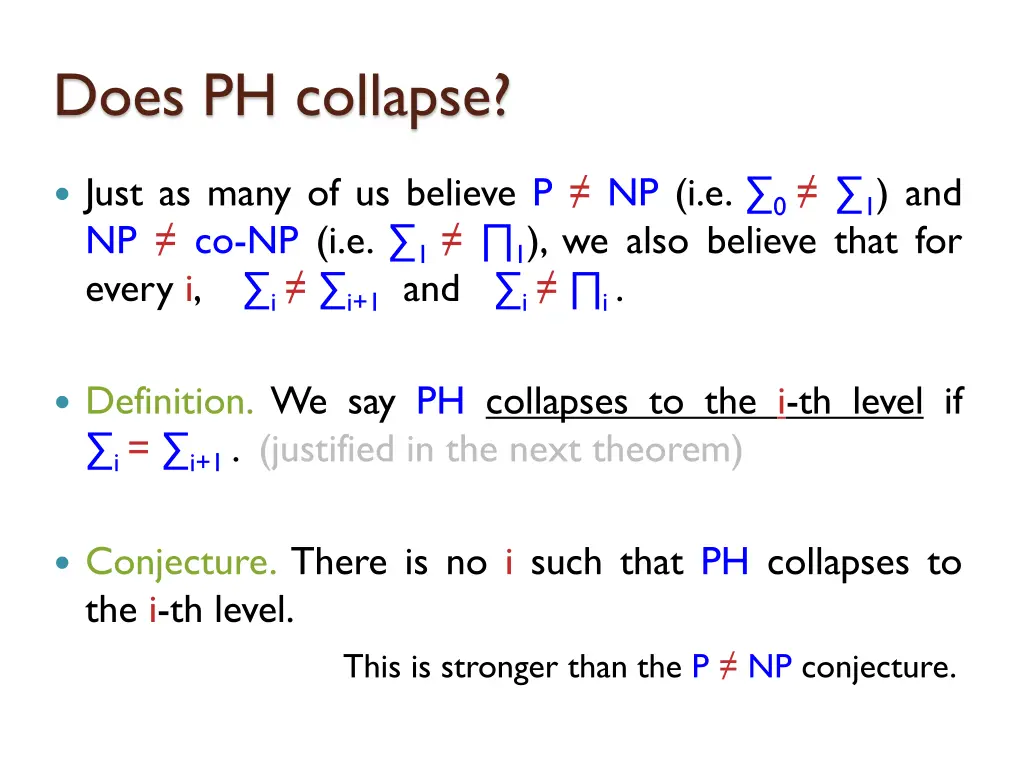 does ph collapse 1
