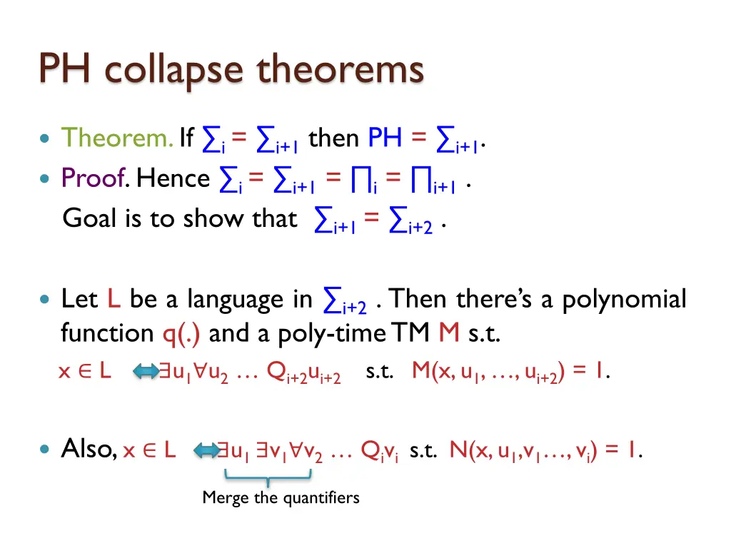 ph collapse theorems 12