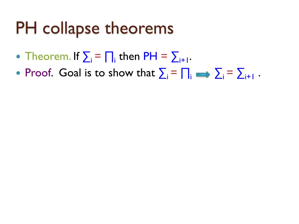 ph collapse theorems 16
