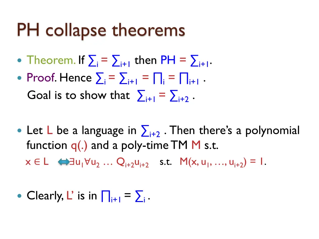 ph collapse theorems 9