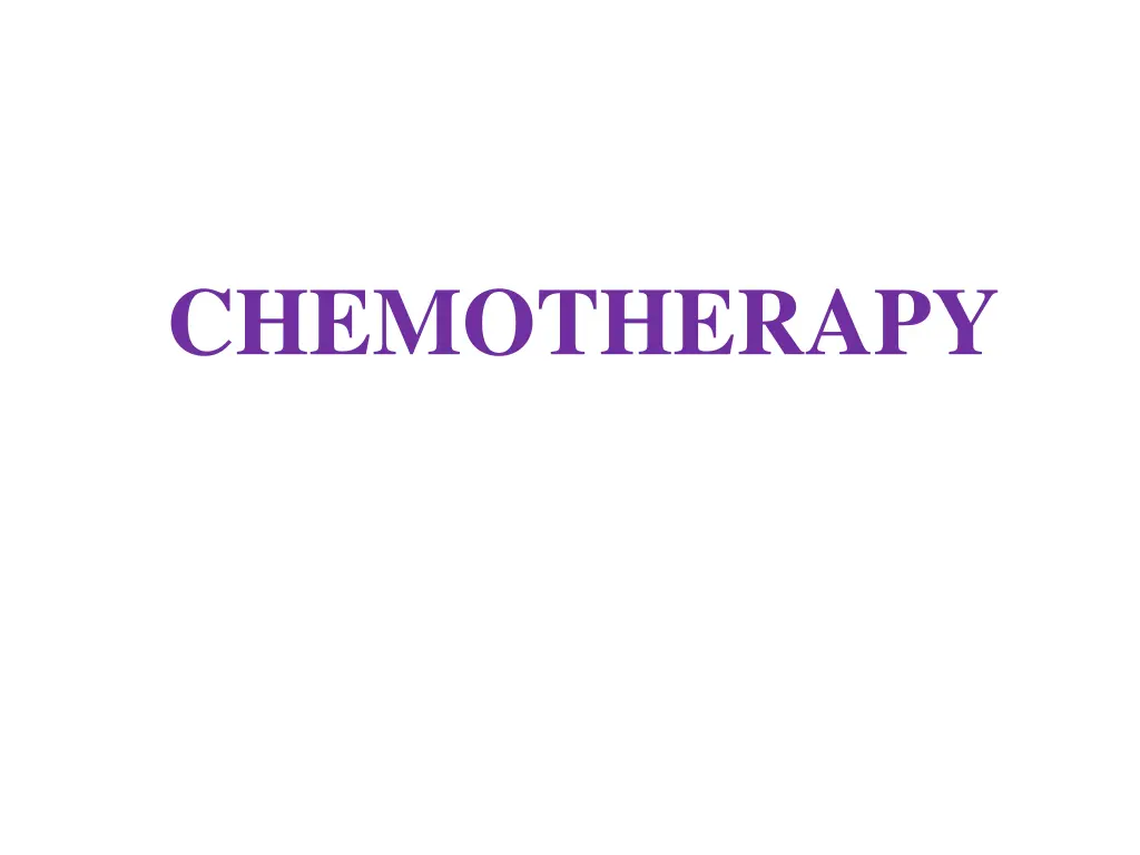 chemotherapy
