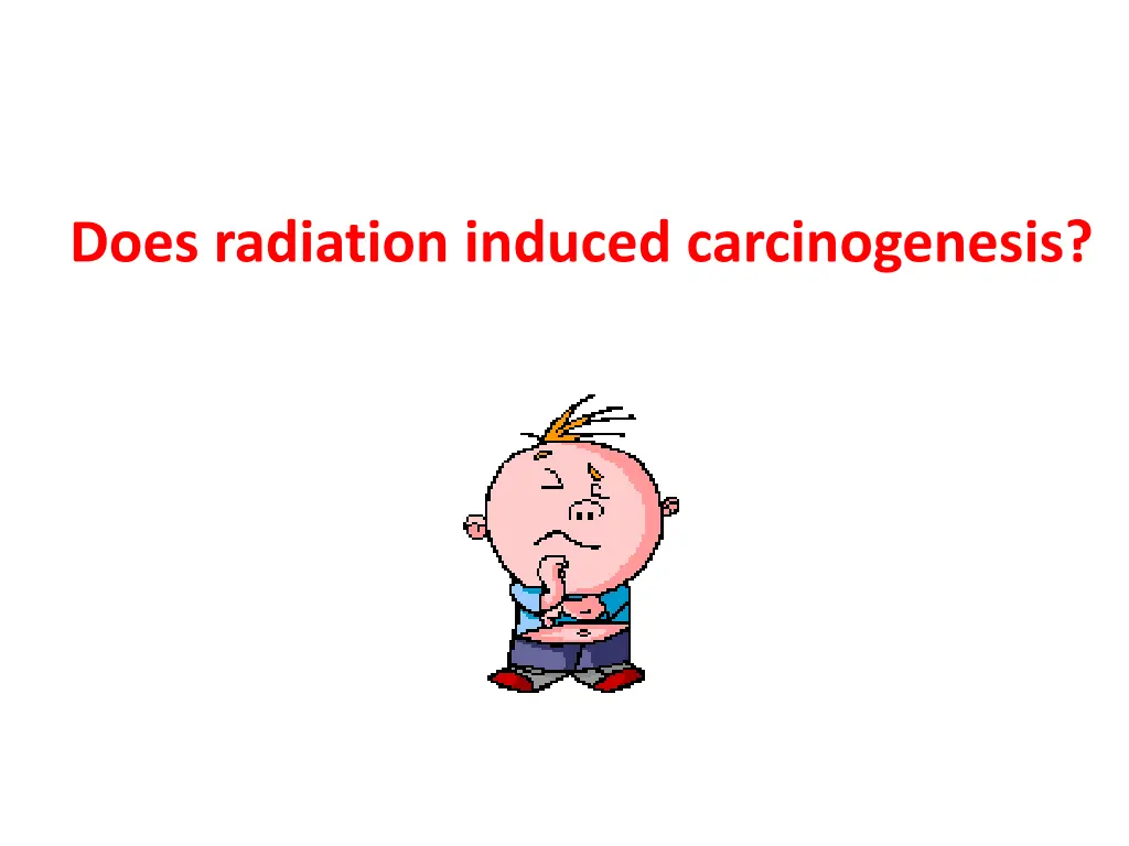 does radiation induced carcinogenesis