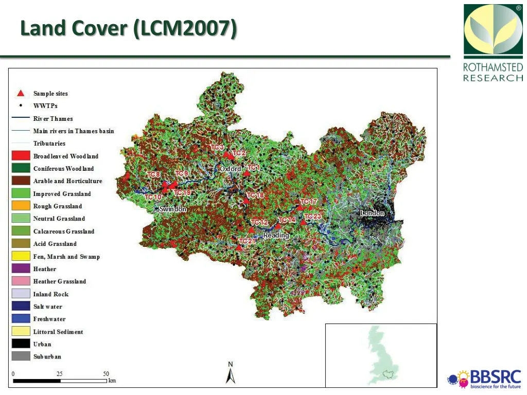 land cover lcm2007