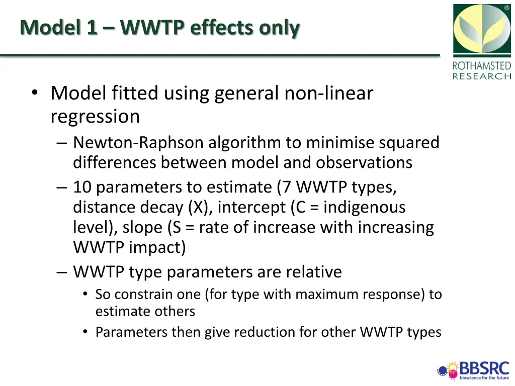 model 1 wwtp effects only 2