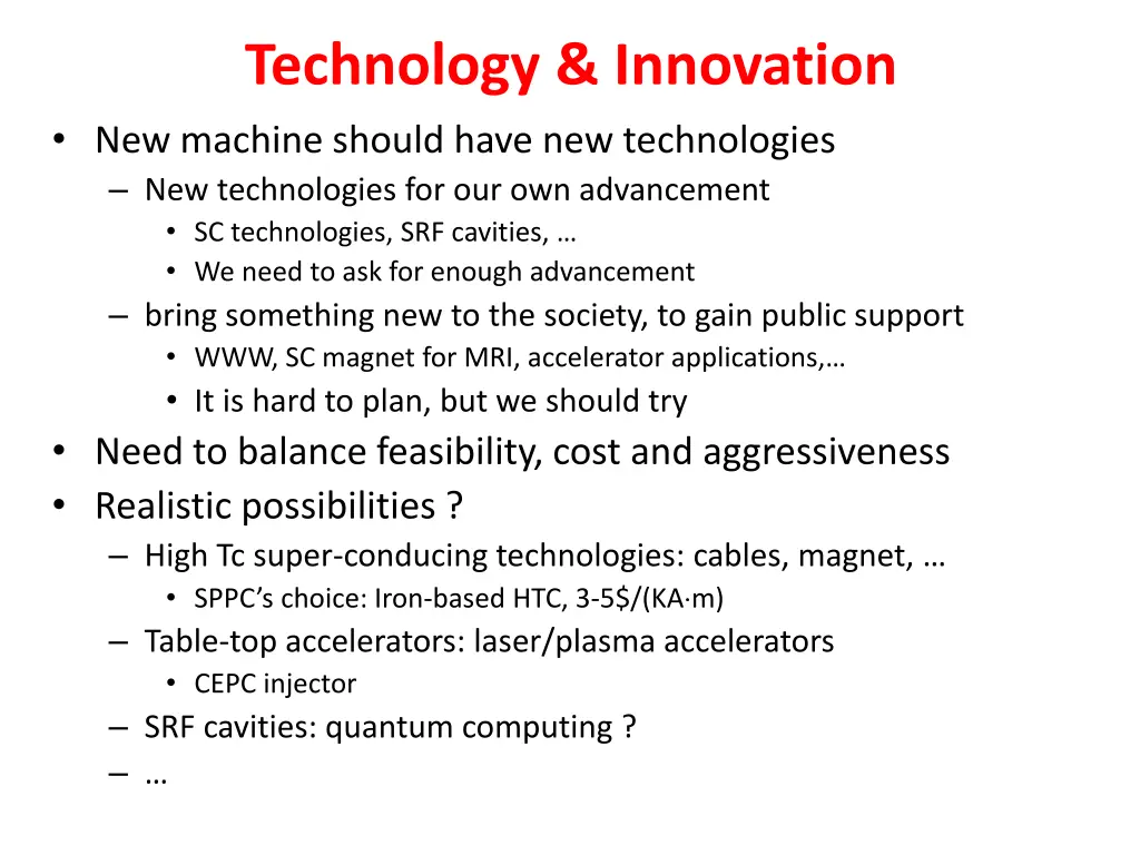 technology innovation new machine should have