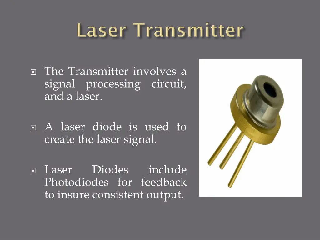 the transmitter involves a signal processing