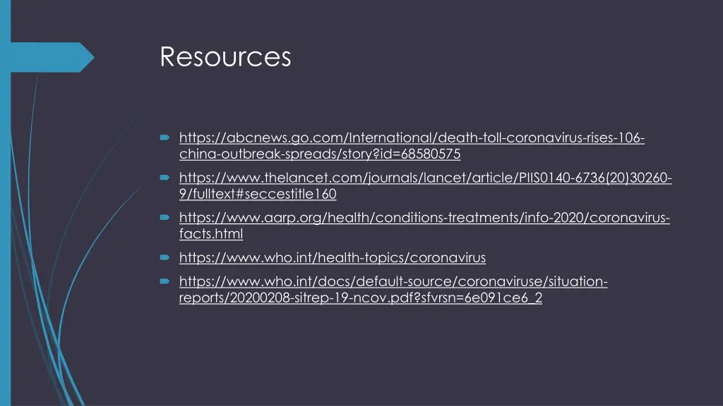 resources